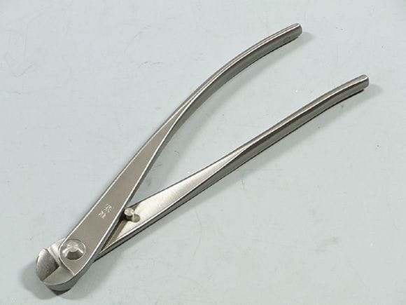 盆栽道具　ステンレス　針金切 小　全長180mm　NO.814