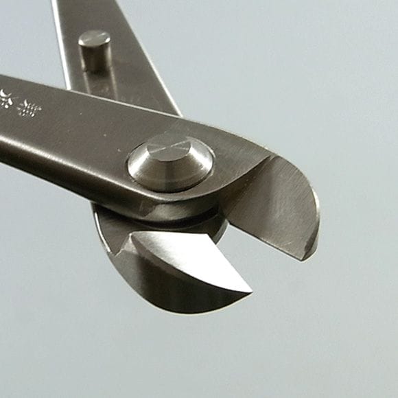 盆栽道具　ステンレス　針金切 小　全長180mm　NO.814