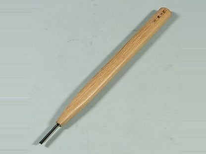盆栽道具　ハイス鋼　彫刻刀　三角刀　刃渡り 1.5mm