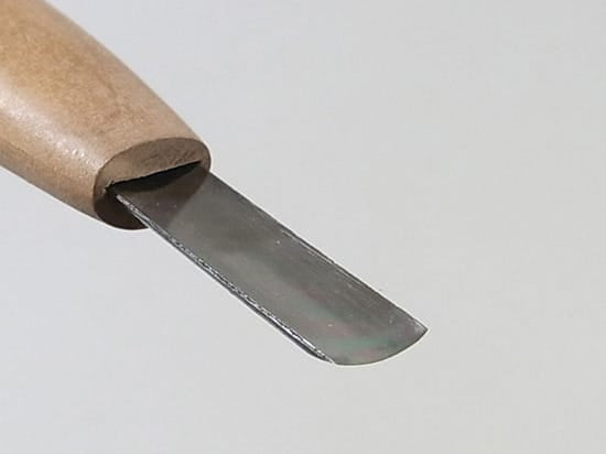 盆栽道具　ハイス鋼　彫刻刀　浅丸　刃渡り 1.5mm