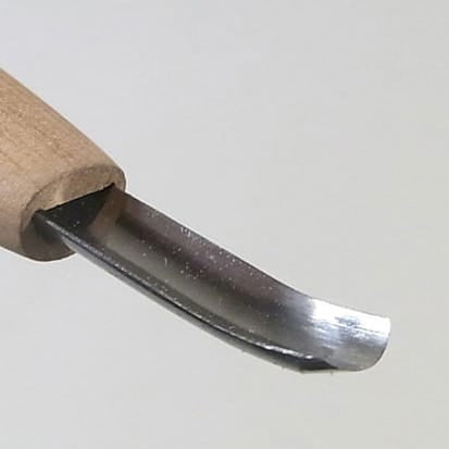 盆栽道具　ハイス鋼　彫刻刀　丸すくい　刃渡り 1.5mm
