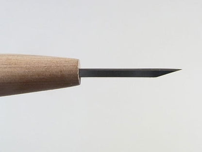 盆栽道具　ハイス鋼　彫刻刀　平刀　刃渡り 1.5mm