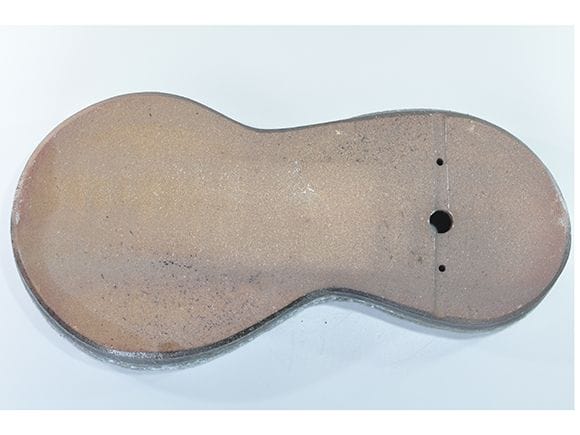 【廃番】ミニビオトープ 鉢 水盤  白雪ひょうたん　15号　幅46cm×高7cm