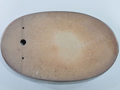 ミニビオトープ 鉢 水盤  白雪小判　13号　幅39cm×高7cm