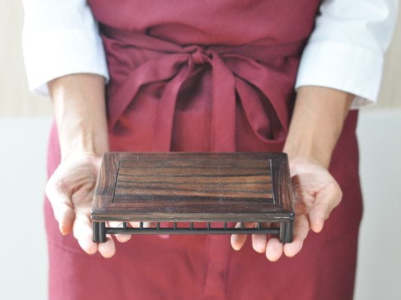 盆栽用飾り棚 小品平卓 小 黒丹 18cmを販売｜盆栽妙 – 盆栽妙 本店