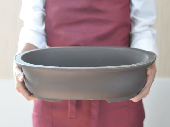 盆栽鉢】楕円 泥小判 12号を販売｜盆栽妙 – 盆栽妙 本店