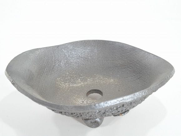 【山野草鉢】小判ラッパ型 9号