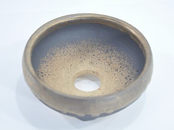 盆栽鉢】【信楽焼】久庵 鉄鉢 5号を販売｜盆栽妙 – 盆栽妙 本店