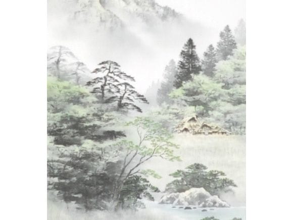 ミニ掛け軸 彩色山水を販売｜盆栽妙 – 盆栽妙 本店
