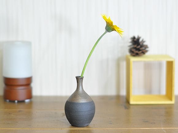 一輪挿し】銀嶺つる首ミニ花入｜盆栽妙 – 盆栽妙 本店
