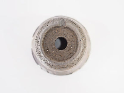 【山野草鉢】鉄釉 ソリ浅 3号 幅10.5cm×高さ7cm