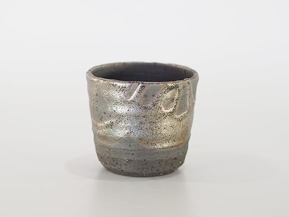 380.林盆華 赤鉄釉撫角長方 11.3*9.2*6cm 盆栽鉢 植木鉢 2450_1.jpg?v=1700650795&width=1946