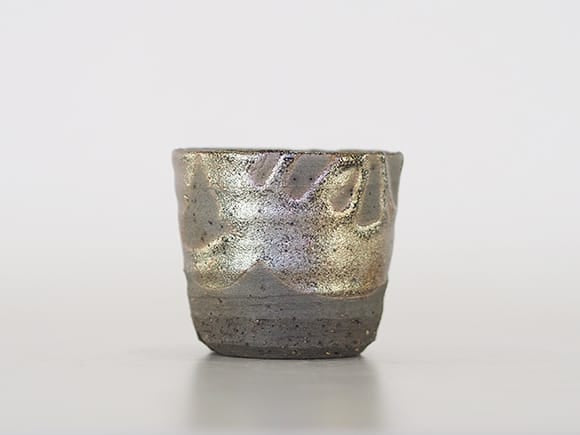 【盆栽鉢】鉄釉　切立 2.5号 幅8cm×高さ7cm
