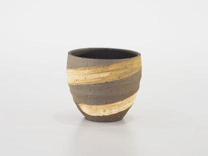 【盆栽鉢】刷毛目 丸 2.5号 幅8cm×高さ7cm