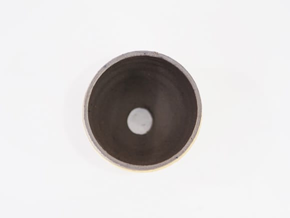 【盆栽鉢】刷毛目 丸 2.5号 幅8cm×高さ7cm