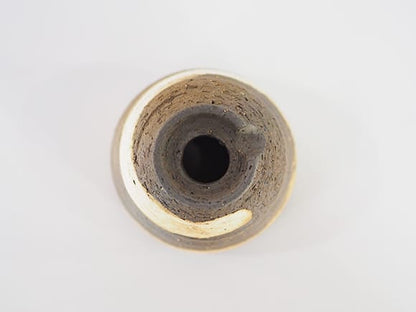 【盆栽鉢】刷毛目 丸 2.5号 幅8cm×高さ7cm
