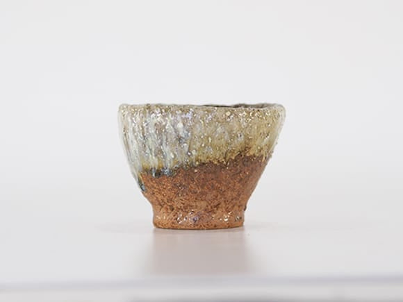 山野草鉢】茶窯変手ひねり 3.5号 幅9.5cm×高さ7cm｜盆栽妙 – 盆栽妙 本店
