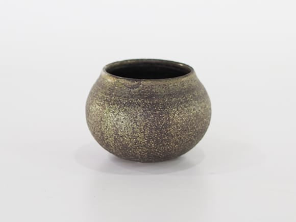作家鉢】村上直子作 信楽焼 茶壷鉢 茶 幅7cm×高さ7cm｜盆栽妙 – 盆栽妙