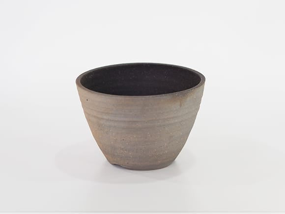【信楽焼】　いぶしすり鉢 寸胴 6号 幅18cm×高さ12cm