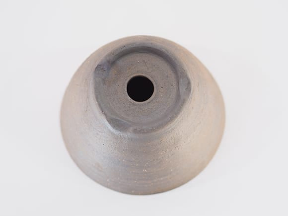 【信楽焼】　いぶしすり鉢 寸胴 6号 幅18cm×高さ12cm