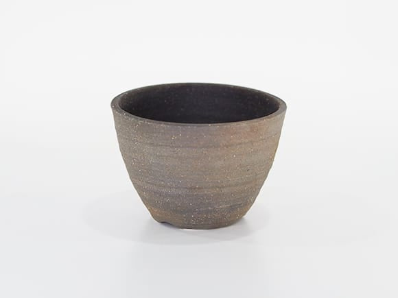 【信楽焼】　いぶしすり鉢 寸胴 5.5号 幅14.5cm×高さ10cm