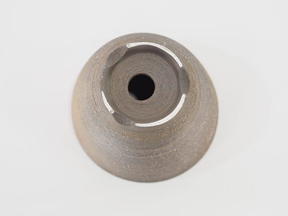 信楽焼】 いぶしすり鉢 寸胴 5.5号 幅14.5cm×高さ10cm｜盆栽妙 – 盆栽
