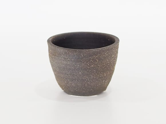 【信楽焼】　いぶしすり鉢 寸胴 4号 幅11.5cm×高さ8cm