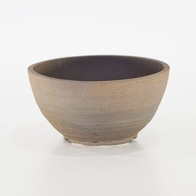 【信楽焼】　いぶしすり鉢 わん型 6号 幅17cm×高さ8～9cm