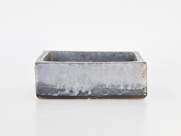 作家鉢 登山 銀彩 正方形15cm×15cm【5号】【山野草鉢】を販売｜盆栽妙
