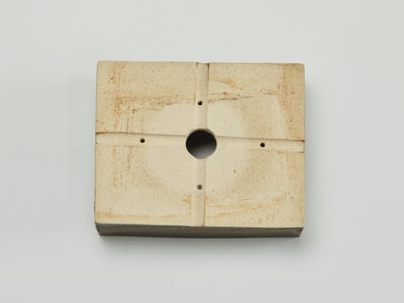 金彩 長方形【4号】【山野草鉢】鉢幅約12cm×奥行約10cm×高さ約4cmを