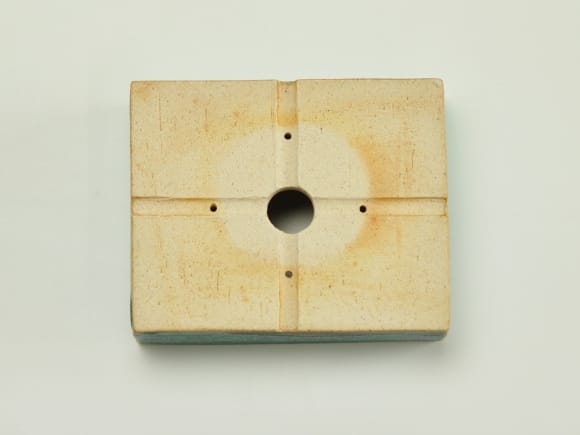 作家鉢 登山 水色 長方形12cm×10cm【4号】【山野草鉢】を販売｜盆栽妙