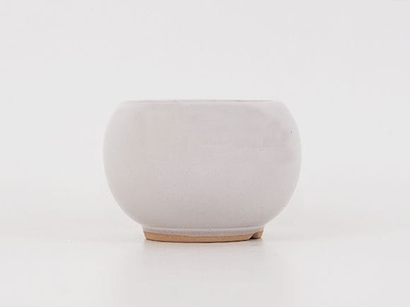 万古焼 白 2.5号 1502-WY 幅8cm×高さ5.7cm
