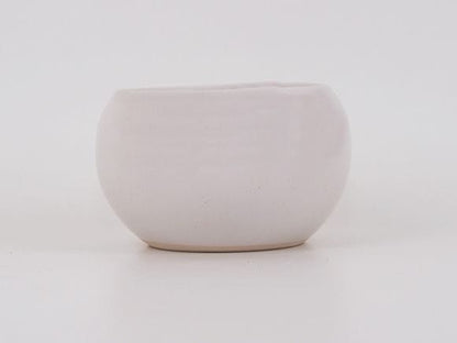 万古焼 白 3.5号 1504-WY 幅10.8cm×高さ6.8cm
