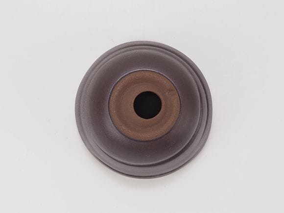 万古焼 黒系 3号  幅9.5cm×高さ6cm