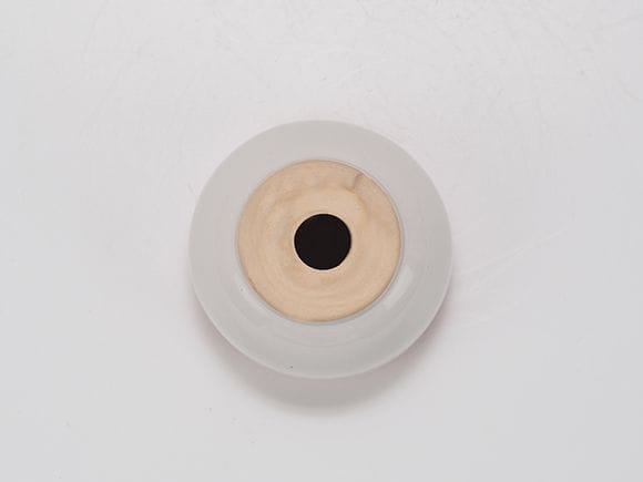 万古焼 白桃 2.5号 1502-PK 幅8cm×高さ5.7cm
