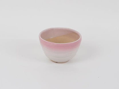 万古焼 白桃 3号 1503-PK 幅9.5cm×高さ6cm