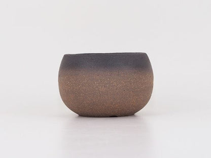 万古焼 黒吹丸 3号 幅9.8cm×高さ6.3cm