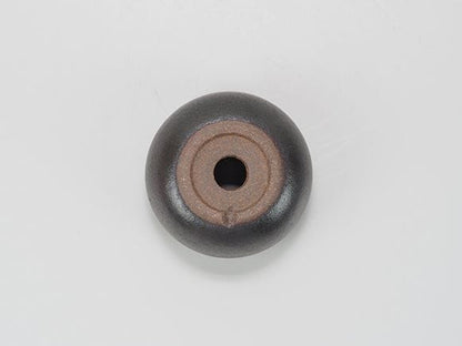 万古焼 黒丸 2.5号 幅8.5cm×高さ5cm