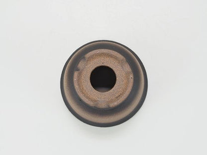 万古焼 黒吹 3.5号 尻丸 幅11cm×高さ8.5cm