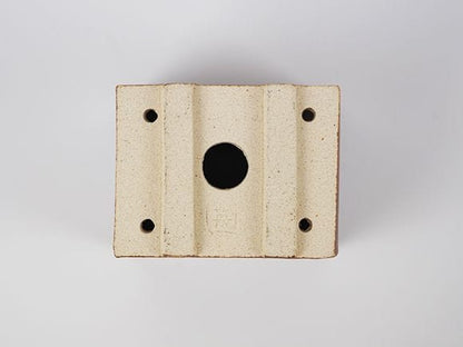 万古焼 茶 2.5号 長角 小 幅8.5cm×高さ6.5cm