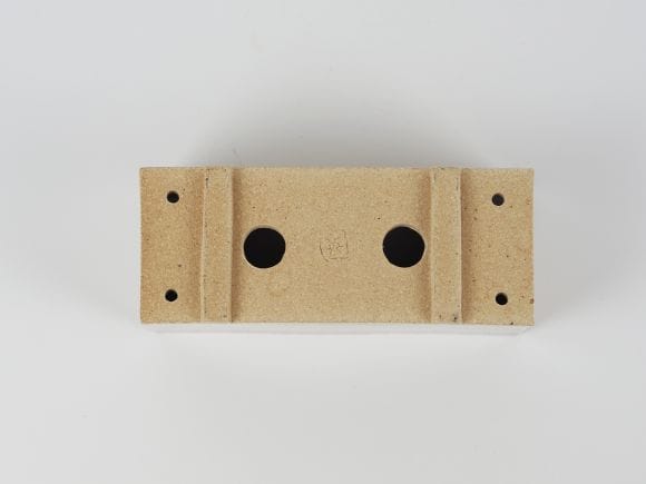 万古焼 白 5号 長角 中  幅16.5cm×奥行6.5cm×高さ6.5cm