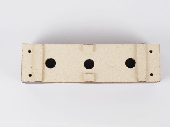 万古焼 茶 7.5号 長角 大 幅23.3cm×奥行6.5cm×高さ6.5cm