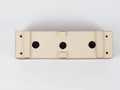万古焼 茶 7.5号 長角 大 幅23.3cm×奥行6.5cm×高さ6.5cm