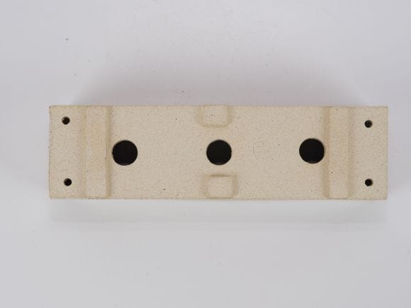 万古焼 白 7.5号 長角 大 幅23.3cm×奥行6.5cm×高さ6.5cm