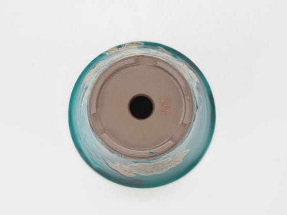 盆栽 盆栽妙 九谷焼 唐草 4号 幅12.5cm×高さ7.8cm 鉢 盆栽鉢 九谷焼 唐草 4号 幅12.5cm×高さ7.8cmを販売｜盆栽妙 \u2013 盆栽妙 本店