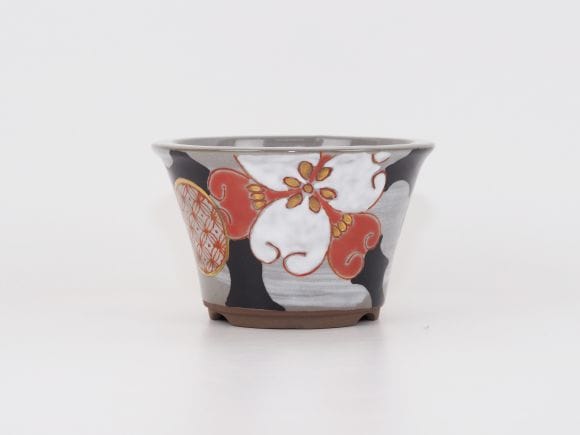 九谷焼 色華小紋 4号 幅12.5cm×高さ7.8cm