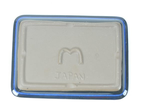 万古焼 生子 6号 長角受皿 幅19cm×奥行14cm×高さ1.6cm