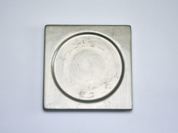 須磨銀L【受け皿付き】7号 幅約22cm(内寸幅約16cm)×高さ約9cm