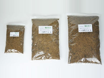ミニ盆栽の土【小粒3mm-M】 オリジナル配合  重さ:1.5kg  内容量:2L