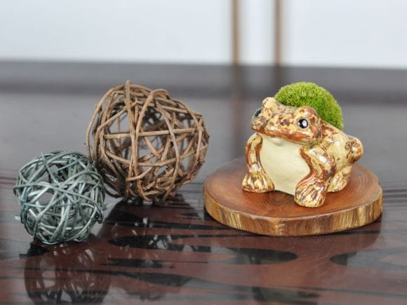 盆栽花台 クリ 丸型 小 幅10～12cm